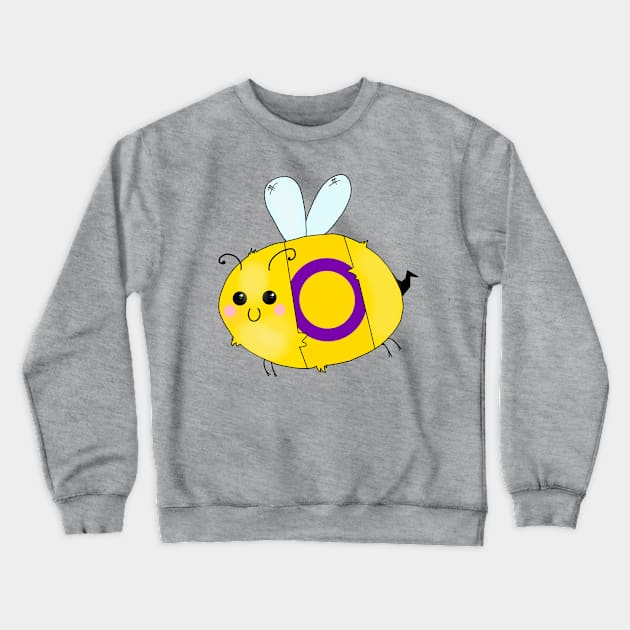 Pride Bees - Intersex Crewneck Sweatshirt by Rendi_the_Graye